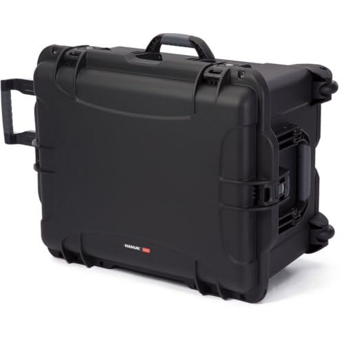 Nanuk Funda rígida Impermeable 960 con Ruedas y Espuma Ajustable, Color Negro