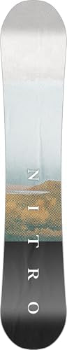 Nitro Tabla de Snowboard para Mujer '25, versátil para Mujer, All Mountain Directional Twin Camber