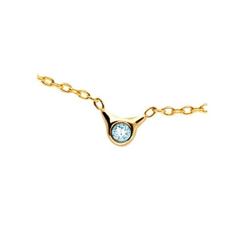 Pandora 570111TPA-45 - Collar de oro amarillo de 18 quilates