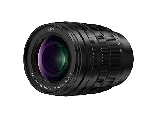 Panasonic Lumix H-X2550E Leica DG - Objetivo de Zoom (25-50 mm (KB: 50-100 mm), F1.7, protección contra el Polvo, protección contra Salpicaduras, protección contra el frío, Color Negro