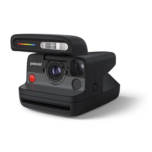 Polaroid Flip - Paquete de cámara instantánea Negra y película a Color (16 Fotos)
