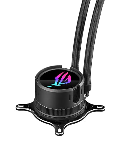ROG Strix LC III 360 - Refrigerador líquido AiO con Bloque de Agua Giratorio 360°, Bomba Gen7 v2 de Asetek, Ventiladores ROG de Primera Calidad y más de 10 Efectos de iluminación Aura Personalizados