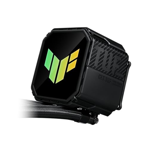 ASUS TUF Gaming LC III 360 ARGB - Refrigerador líquido para CPU todo en uno (ventilador triple integrado preinstalado, mangueras de 400 mm, Intel LGA 1851, 1700, 1200 y AMD AM5, AM4, iluminación Aura