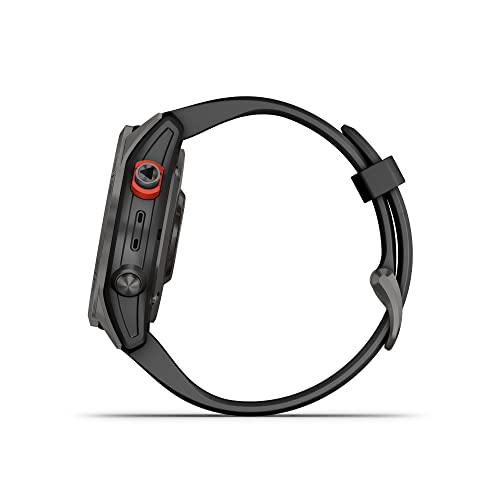 Garmin fēnix 7S Solar, Reloj GPS Multideporte con Carga Solar, Pantalla táctil, frecuencia cardíaca, mapas y música, Negro, Reacondicionado
