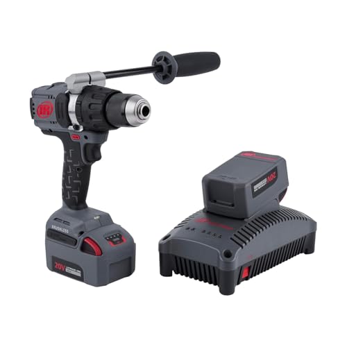 Ingersoll Rand D5241-K22-EU IQV20 Taladro Percutor Inalámbrico 20V Azul Carburo 13mm 120 Nm Motor sin Escobillas