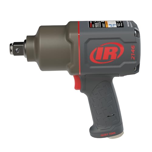 Ingersoll-Rand 2146Q1MAX Llave de Impacto Neumática 3/4 Pulgada - 2700 Nm Par de Tuerca, Ligera 3,5 kg - Tecnología Silenciosa y Control Óptimo