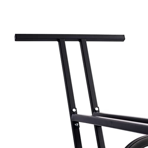 Manhasset Carro de almacenamiento corto para atriles, negro