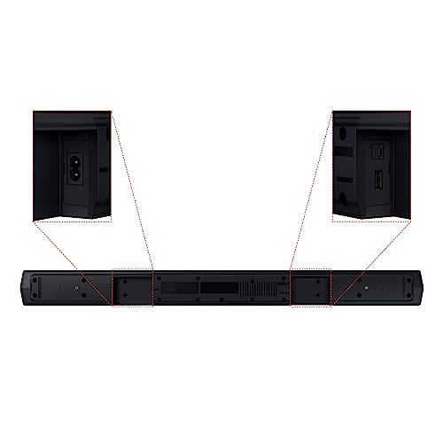 Samsung Barra de Sonido HW-C430/ZF Serie C, 3 Altavoces, subwoofer Incluido, Audio de 2.1 Canales, Adaptive Sound Lite, Negro 2023