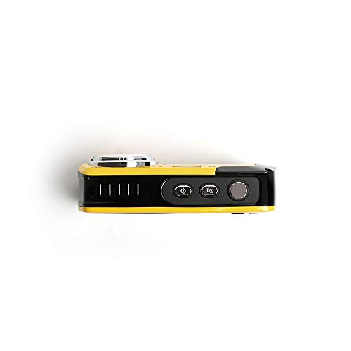 Easypix W3048 Edge Yellow - Cámara Sumergible, 48MP Doble Pantalla