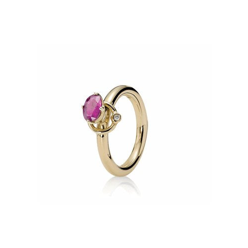 Pandora 150143RHL-54 - Anillo de mujer de oro amarillo (14k)