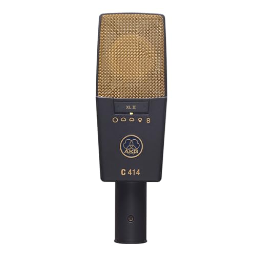 AKG C414 XLS - Micrófono (Studio, 20 - 20000 Hz, Cardioid, Alámbrico, XLR-3, 300g) Gris, Plata