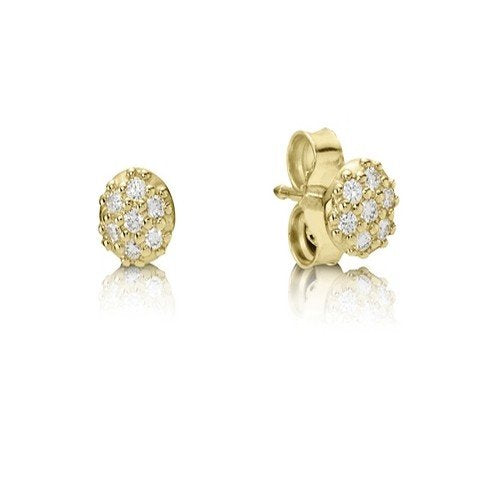 Pandora 270111D - Pendientes de oro amarillo de 18 quilates