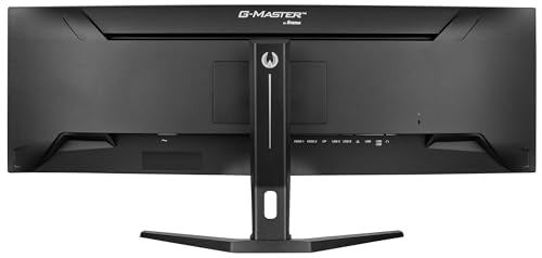 iiyama GCB4580DQSN-B1 44,5" DQHD Panel VA, Curvo Gaming 1500R, G-Master Red Eagle, 5120x1440, 165Hz, 450cd/m², 0,8ms MPRT, Altavoces, USB-C Dock (LAN, 90W PD), DisplayPort, 2X HDMI 2.1, KVM, USB3.2x3