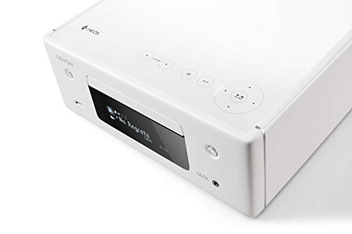 Denon Ceol/N10 - Microcadena con conexión en red, color blanco