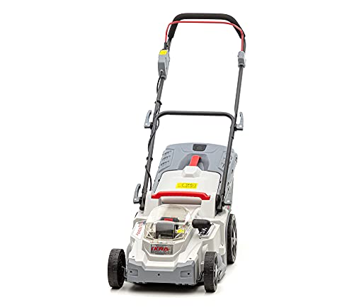 IKRA cortacésped Mulching ICM 2/2037, Incl. 2X batería y Doble Cargador rápido