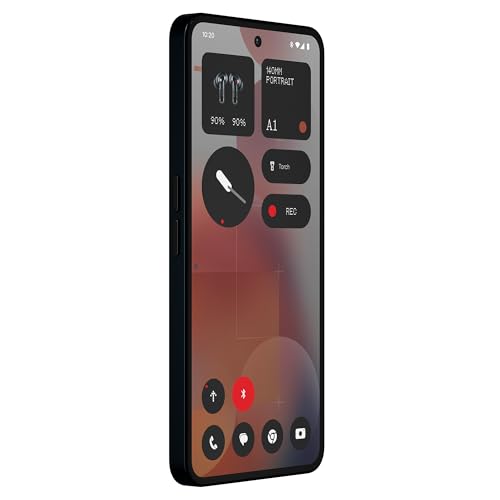 Nothing Phone (3a) Pro 256 GB – Smartphone 5G Android Libre con eSim, 12 GB RAM, Cámara periscópica OIS de 50MP, Ultra Zoom 60x, Carga rápida a 50W y Pantalla AMOLED FHD+ 120 Hz de 6,77" - Negro