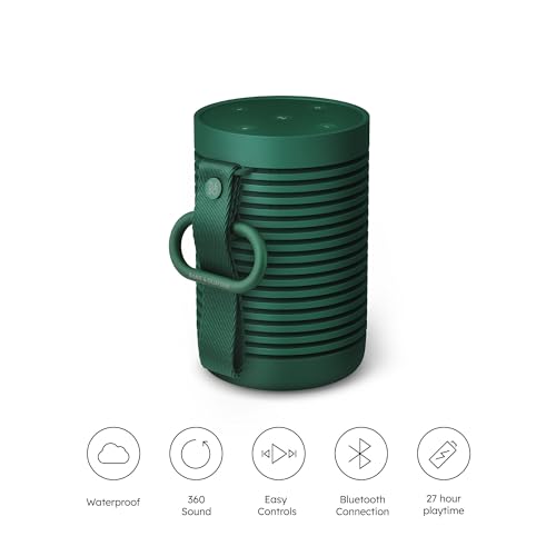 Bang & Olufsen Beosound Explore Altavoz de 360 Grados Bluetooth Portátil Inalámbrico de Alta Gama para Uso en Exteriores, Casa y Viaje, IP67 Resistente al Agua y Polvo, Hasta 27 horas Green