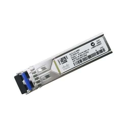 Cisco Módulo SFP Cisco 1000BASE- LX/LH para implementaciones Gigabit Ethernet, Intercambiable en Caliente, garantía estándar de 5 años (GLC-LH-SMD=)