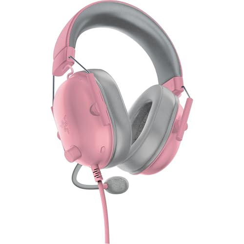 Razer BlackShark V2 X (Xbox) - Auriculares E-Sports con Cable para la Consola Xbox S|X (250 g, micrófono cardioide, transductores de 50 mm, cancelación pasiva del Ruido, Conector de 3,5 mm) Quartz