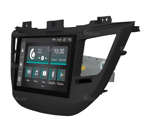 Radio de Coche para Hyundai Tucson Negro (con navegación, cámara de visión Trasera y Amplificador Kenwood de Serie) Android GPS Bluetooth WiFi USB Dab+ Touchscreen 9" 4core Carplay AndroidAuto