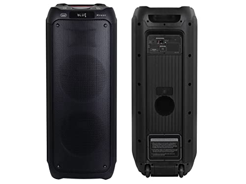 WeGeek Trevi XF 3400 Pro Altavoz Amplificado Fire Flame, Mp3, USB, MicroSD, AUX-IN, Función TWS, Bluetooth, Triple alimentación, Karaoke Party Speaker con micrófono inalámbrico Incluido