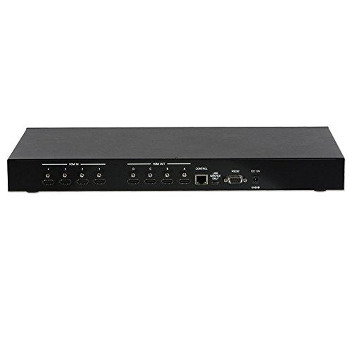 LINDY 38131 Matriz HDMI 4 x 4 con escalado de Pared de Video