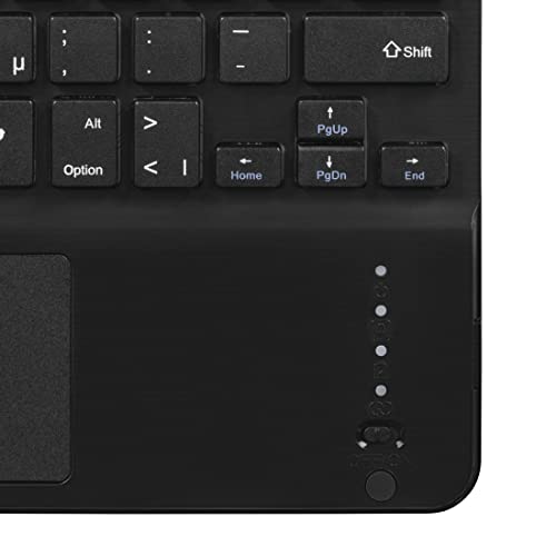 Hama Funda con Teclado para iPad Air de 13" 2024 (Teclado Bluetooth con Panel táctil, función Atril, Funda magnética, Funda para Tablet para Apple iPad Air de 13 Pulgadas, Teclado extraíble), Color