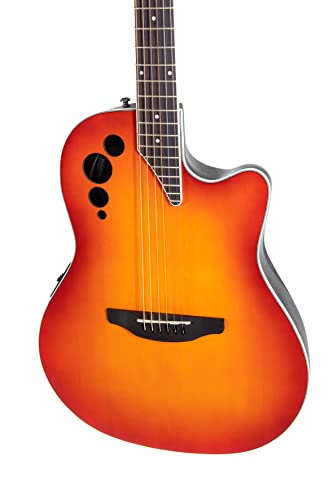 Applause Elite AE48-1l Guitarra electroacústica Honeyburst satén Super Shallow Cutaway