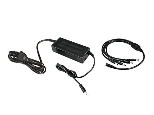 EUROLITE Set 4x AKKU IP Flat Light 3 sw + Ladenetzteil + Case (20000858) marca Eurolite