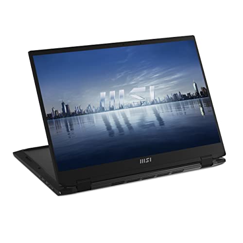 MSI Summit E14FlipEvo A13MT-227ES - Ordenador portátil Táctil, 14' 16:10 QHD+ 60Hz (Intel Core i7-1360P, 16GB, 1TB SSD, Iris Xe Graphics, Windows 11 Home Plus) Ink Black, Teclado QWERTY español
