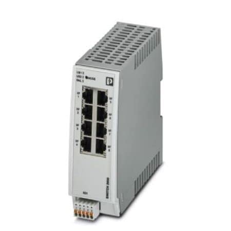 PHOENIX CONTACT FL Switch 2208 - Conmutador gestionado (8 Puertos RJ45, 10/100 Mbps, IP20, Clase B de Consumo)