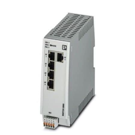 PHOENIX CONTACT FL Switch 2205 - Conmutador gestionado (5 Puertos RJ45, 10/100 Mbit/s, IP20, Clase de protección PROFINET Conformance Class B)