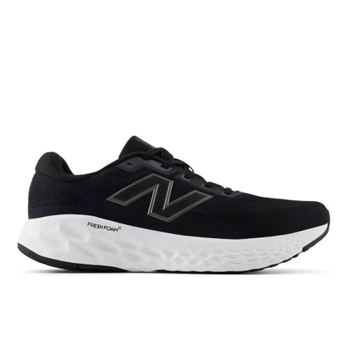NEW BALANCE EVOZ, Sneaker Hombre, Negro/Phantom/Negro Metálico, 41.5 EU
