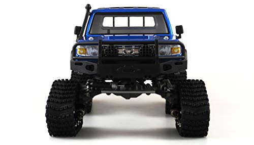 Amewi AMXRock RCX10TB 22458 - Escala de Arrastre (Escala 1:10, con piñones), Color Azul