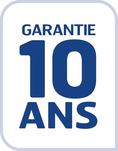 Bricard 74621 - Cerradura vertical multipunto, 3 puntos, blanco, tiro recto, fabricado en Francia