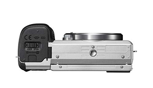 Sony ILCE6100LS.CEC Alpha 6100 Cámara Evil APS-C con Objetivo Zoom Potente, Color Plata, Sin Tarjeta