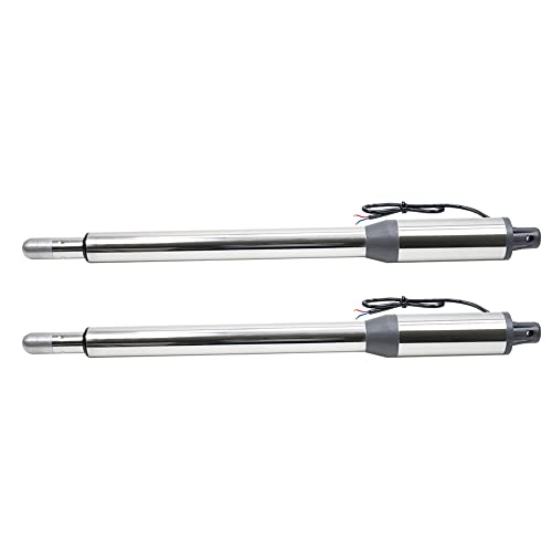 PNI MAB300 - Kit de automatización de Puerta oscilante, 2 Motores de 40 W, Longitud de Puerta 2 x 2,5 m, 200 kg y relé Inteligente PNI SmartHome RG120, aplicación Tuya