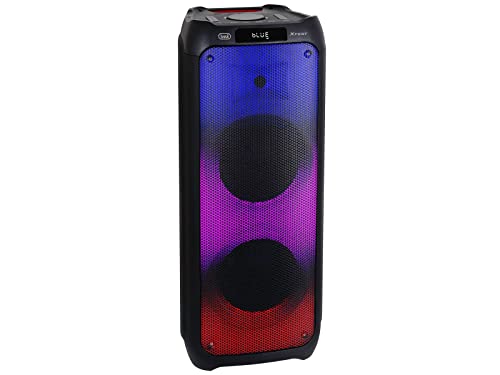 WeGeek Trevi XF 3400 Pro Altavoz Amplificado Fire Flame, Mp3, USB, MicroSD, AUX-IN, Función TWS, Bluetooth, Triple alimentación, Karaoke Party Speaker con micrófono inalámbrico Incluido