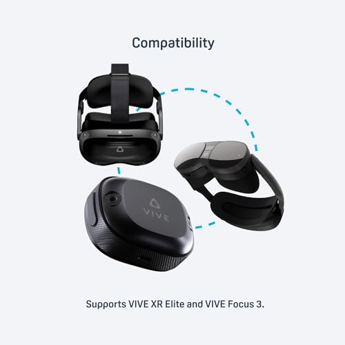 HTC Vive Ultimate Tracker 3 Pack, con Dongle Seguimiento Corporal Completo para RV