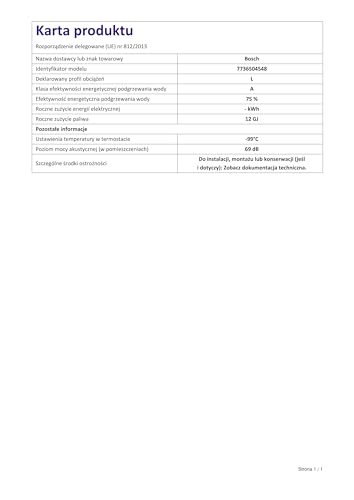 Bosch 7736504548 Calentador de Agua Hydrobattery Metano Habitación Abierta, Color Blanco
