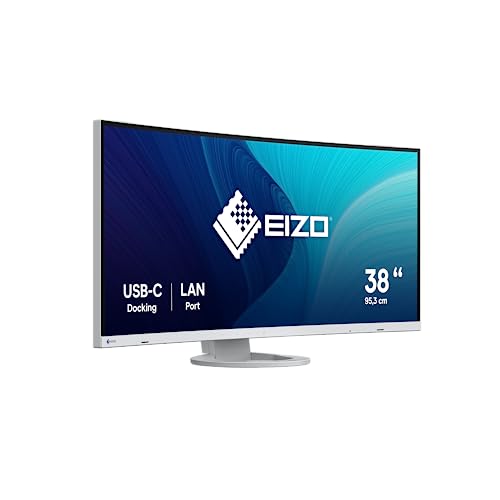 EIZO FlexScan EV3895-WT LED Display 95,2 cm (37.5") 3840 x 1600 Pixeles Ultra-Wide Quad HD+ Blanco FlexScan EV3895-WT, 95,2 cm (37.5"), 3840 x 1600 Pixeles, Ultra-Wide Quad HD+, LED, 5 ms,