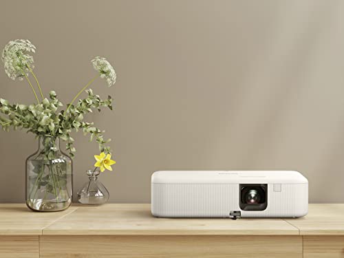 Epson CO-FH02, Proyector Full HD, 3000 lúmenes, Android TV, Lámpara Larga Duración: 12000 Horas, Altavoz Integrado y Tecnología 3LCD