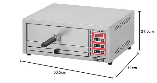 Casselin - Mini horno de pizza para aperitivos digital
