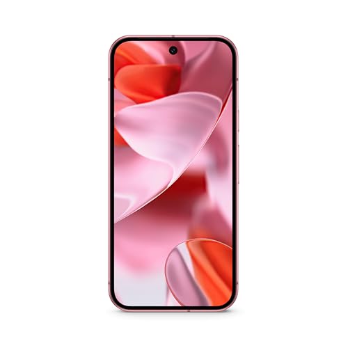 Google Pixel 9 - Smartphone Android Desbloqueado con Gemini, cámara Avanzada, batería con una autonomía de 24 Horas y Pantalla Actua de 6,3" - Rosa peonía, 256GB