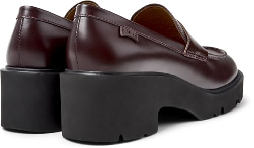 Camper Milah K201425, Mocasin Mujer, Borgoña 030, 36 EU