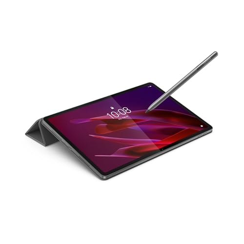 Lenovo Yoga Tab – Tablet 11.1" 3.2K (Qualcomm Snapdragon 8 Gen 3, 12 GB RAM, 256 GB UFS 4.0, 144 Hz, 4 Altavoces, Wi-Fi 7, Bluetooth 5.4, USB-C, Android 15) Color Luna Grey – Incluye Tab Pen Pro