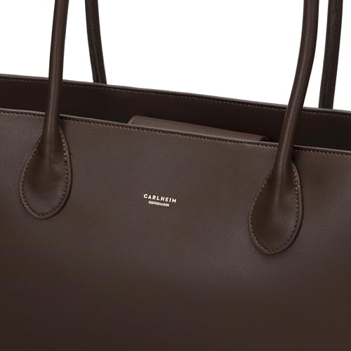 Carlheim, Gotland Genuine Leather collection, Olivia Genuine Leather Handbag (Brown)