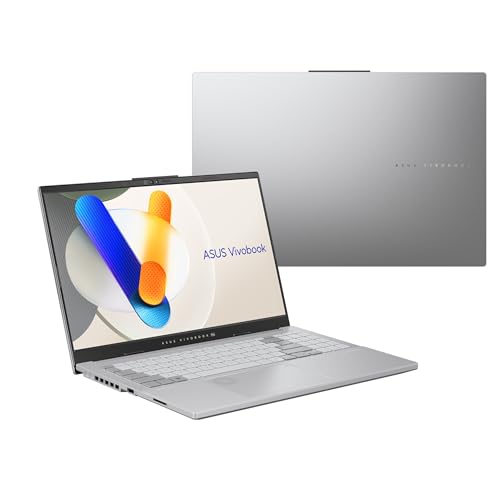 ASUS Vivobook Pro 15 OLED N6506MV-MA055W - Ordenador Portátil 15.6" 3K 120Hz (Intel Core Ultra 9 185H, 16GB RAM, 1TB SSD, NVIDIA RTX 4060 8GB, Windows 11 Home) Plata Fría - Teclado QWERTY español