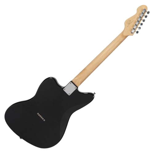 VINTAGE V50 Serie Posavasos Guitarra Eléctrica - Negro Brillante