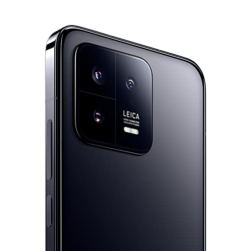 Xiaomi 13 5G - Smartphone de 12+256GB, Pantalla de 6.36” AMOLED de 120Hz, Snapdragon 8 Gen 2, Cámara Leica de 50MP, Carga de 67W, 4500mAh, Negro (Versión ES + 3 años de garantía)
